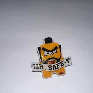 Mr. Safe-T Vinyl Sticker - Yellow Character